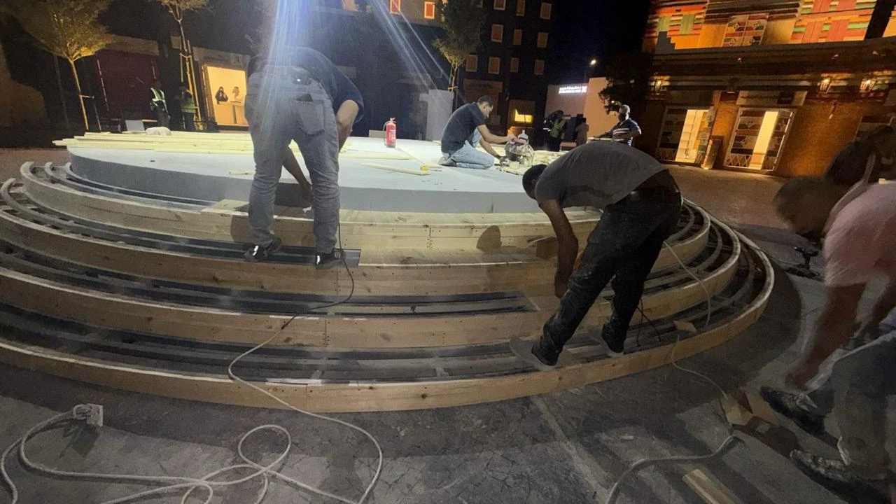البوليفارد، أعمال المسارح